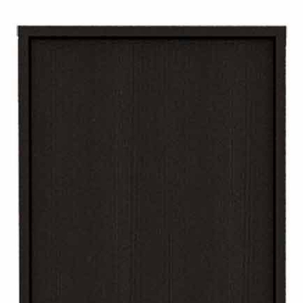 78" Modern Black Sleek and Tall Pantry Cabinet