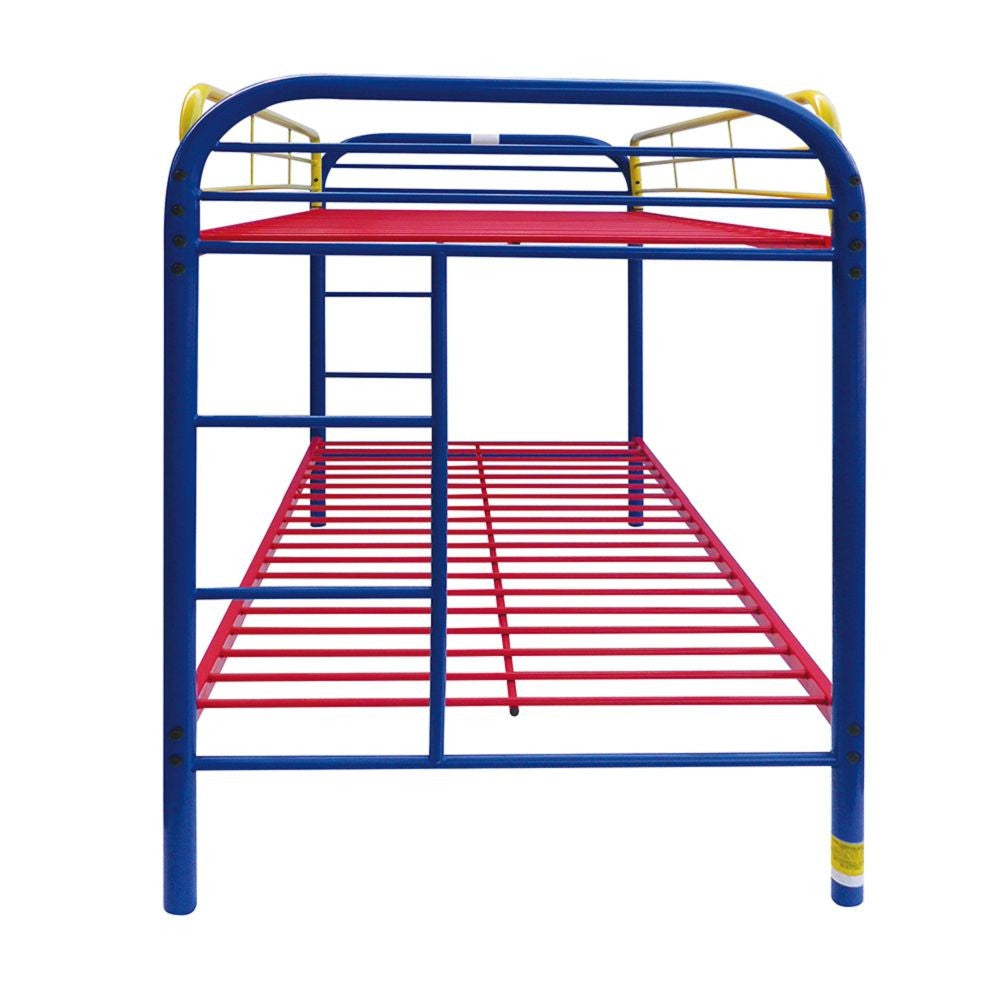 Colorful Twin Over Twin Bunk Bed