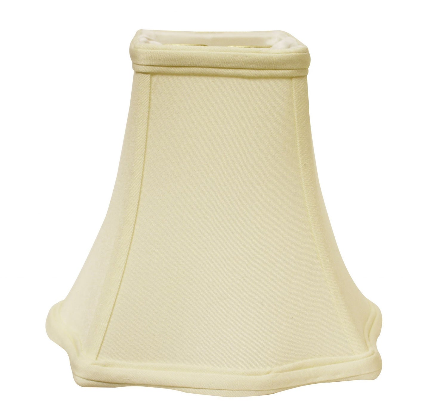 16" Ivory Premium Square No Slub Lampshade