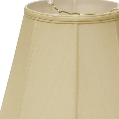 18" Antique White Slanted Empire Monay Shantung Lampshade