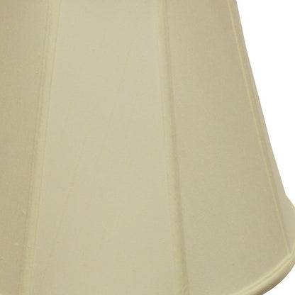 18" Ivory Slanted Empire Monay Shantung Lampshade