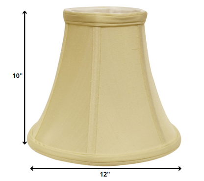 12" Antique White Premium Bell Monay Shantung Lampshade