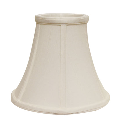 14" White Premium Bell Monay Shantung Lampshade