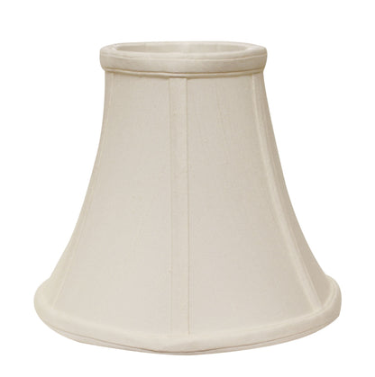 14" White Premium Bell Monay Shantung Lampshade