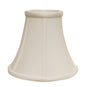 18" White Premium Bell Monay Shantung Lampshade