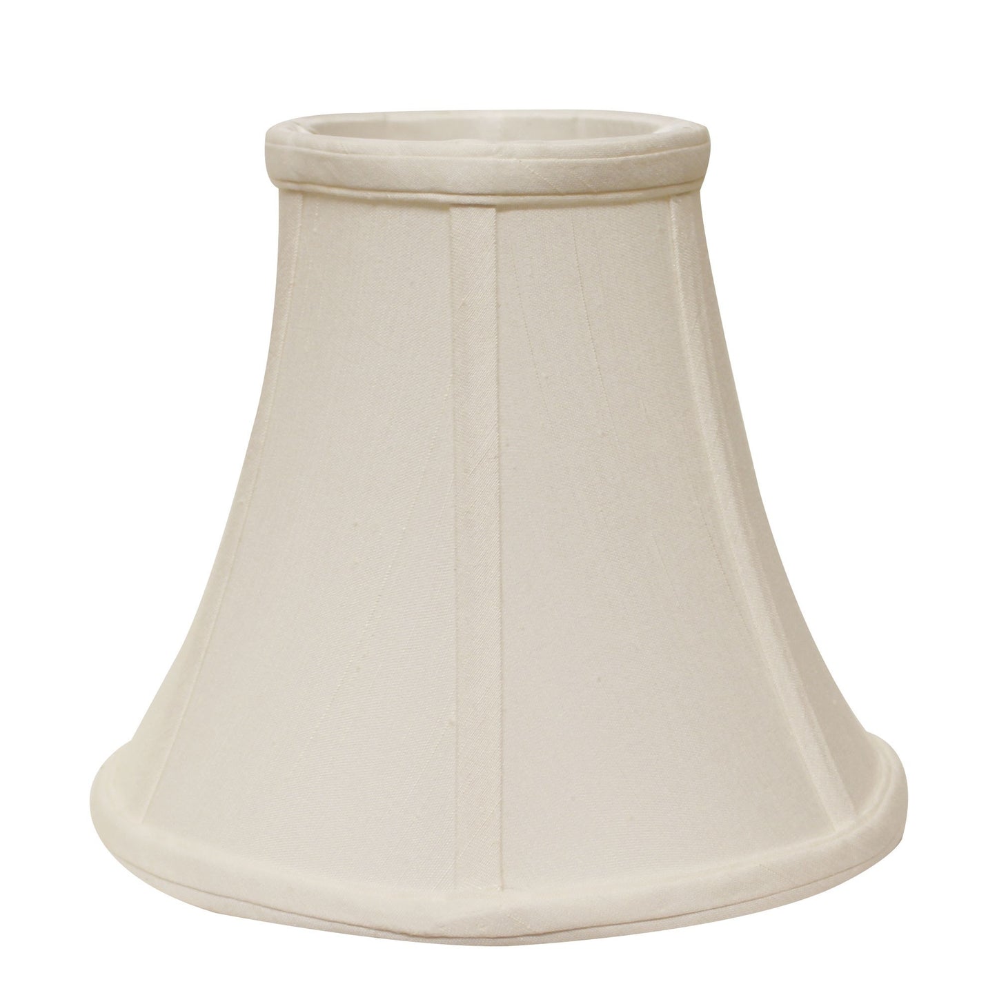 18" White Premium Bell Monay Shantung Lampshade