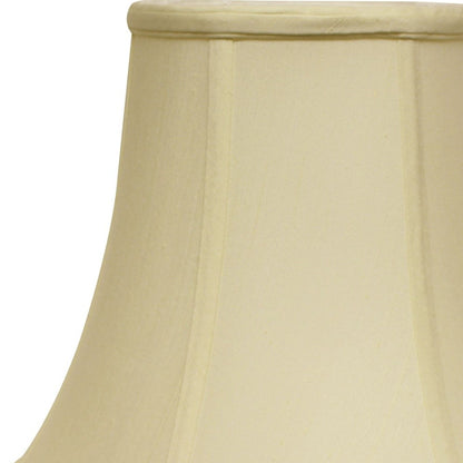 18" Ivory Premium Bell Monay Shantung Lampshade