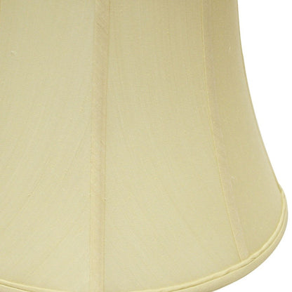 16" Antique White Altered Bell Monay Shantung Lampshade