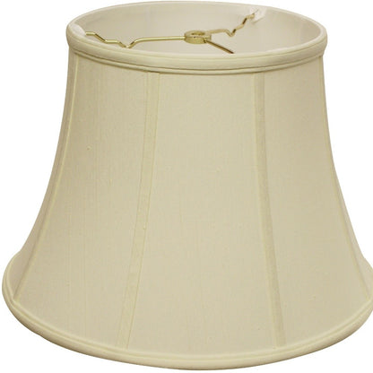 16" Ivory Altered Bell Monay Shantung Lampshade