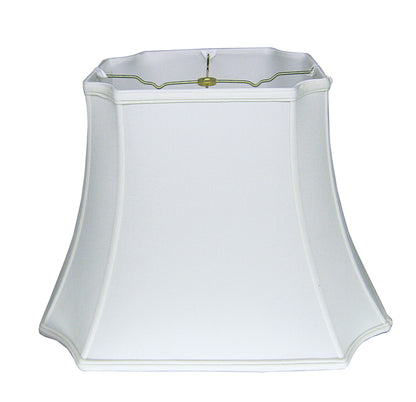 11" Snow Inverted Rectangle Shantung Lampshade