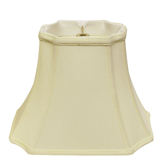 11" Ivory Inverted Rectangle Shantung Lampshade