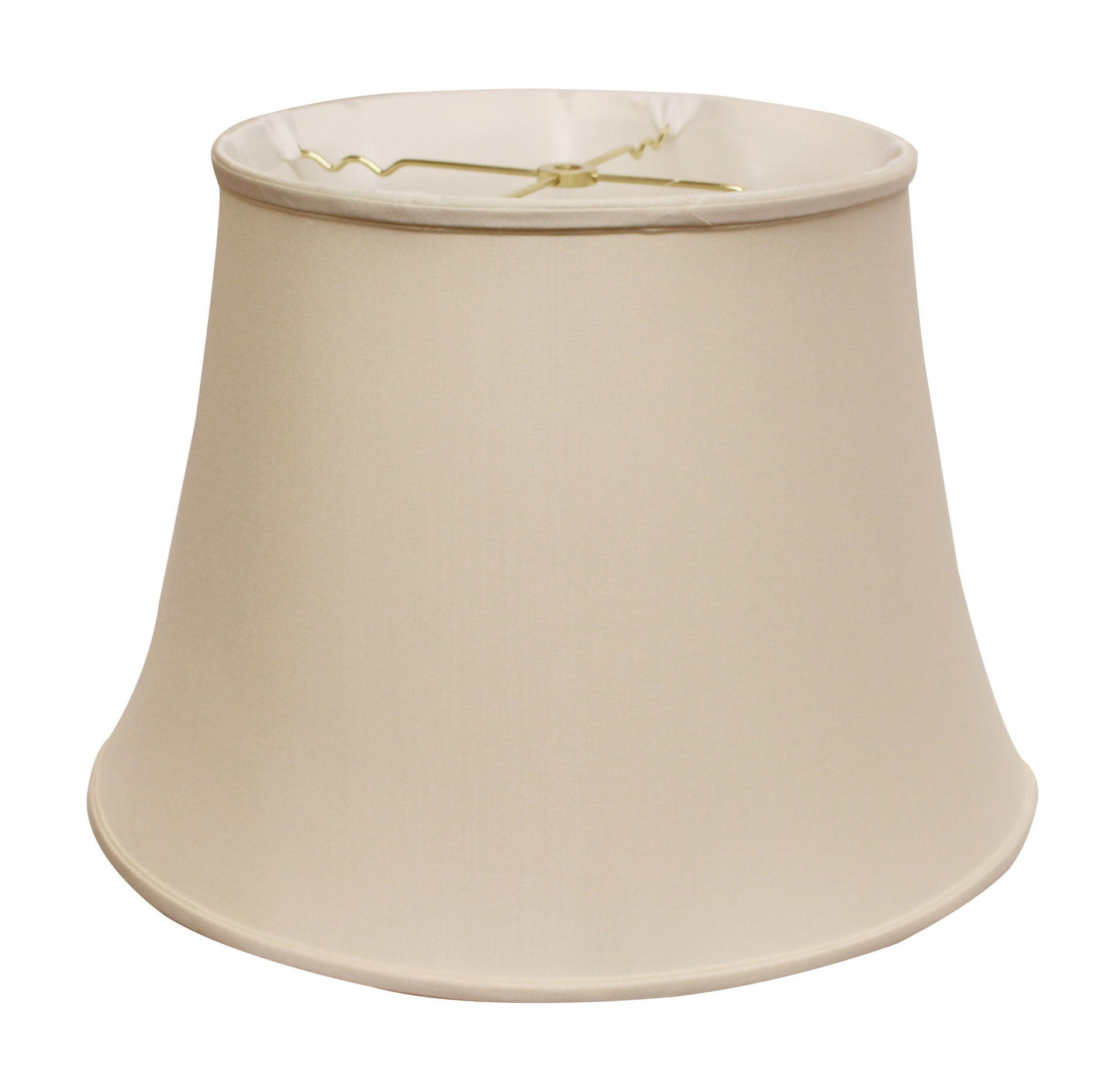 18" Biege Sloped Euro Bell Pongee Shantung Lampshade