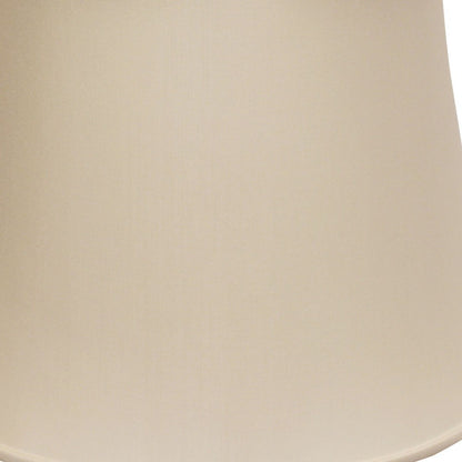 18" Biege Sloped Euro Bell Pongee Shantung Lampshade