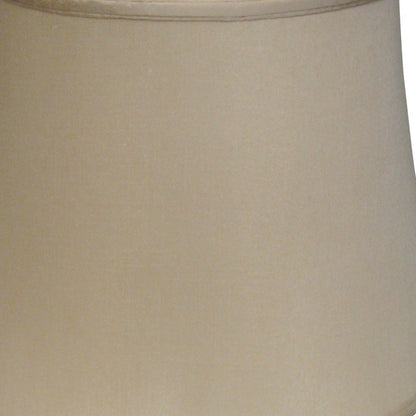 20" Greige Sloped Euro Bell Pongee Shantung Lampshade