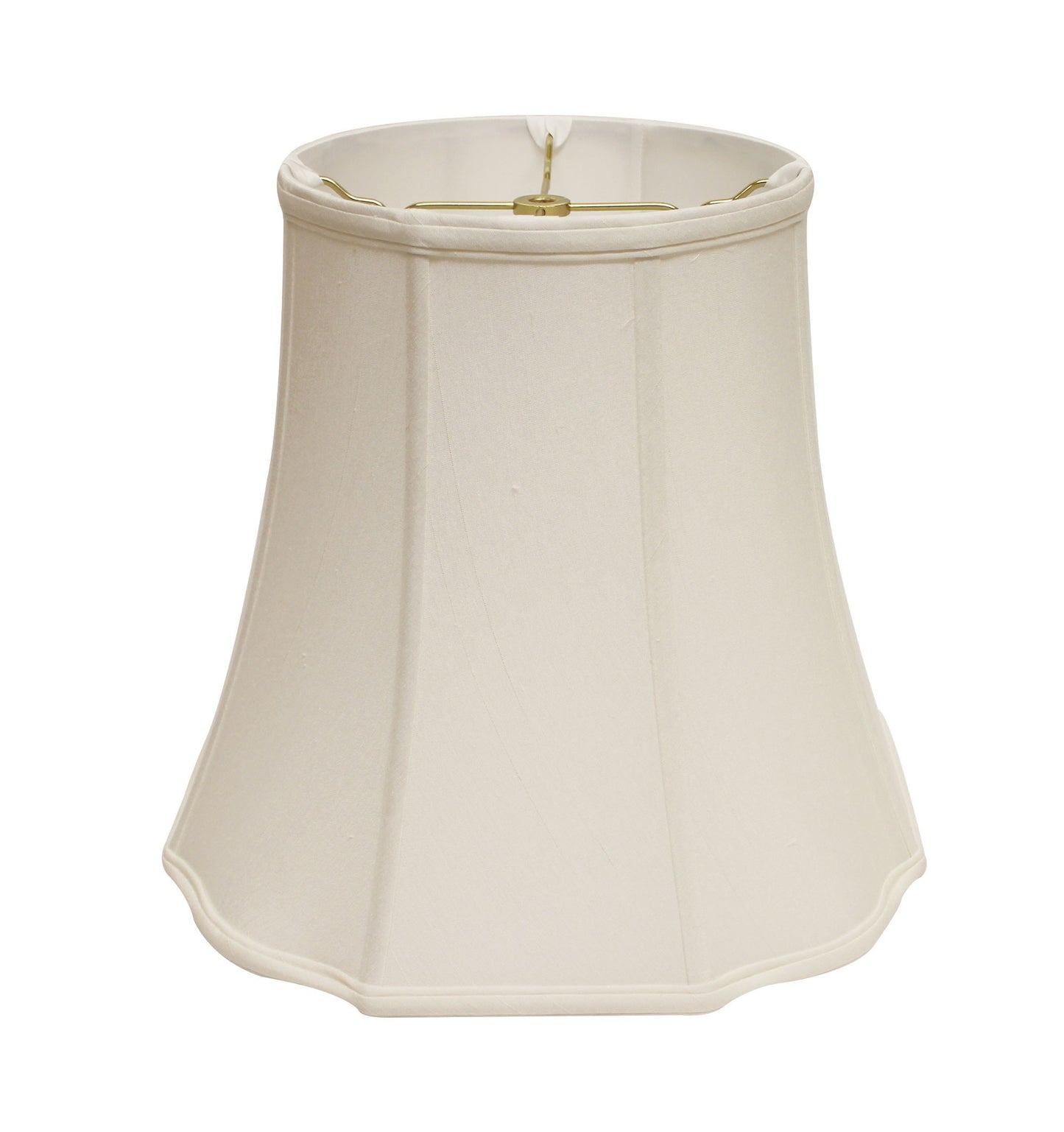 16" White Premium Octagon Monay Shantung Lampshade