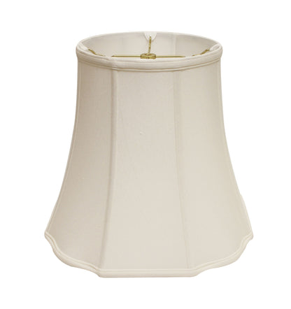 16" White Premium Octagon Monay Shantung Lampshade