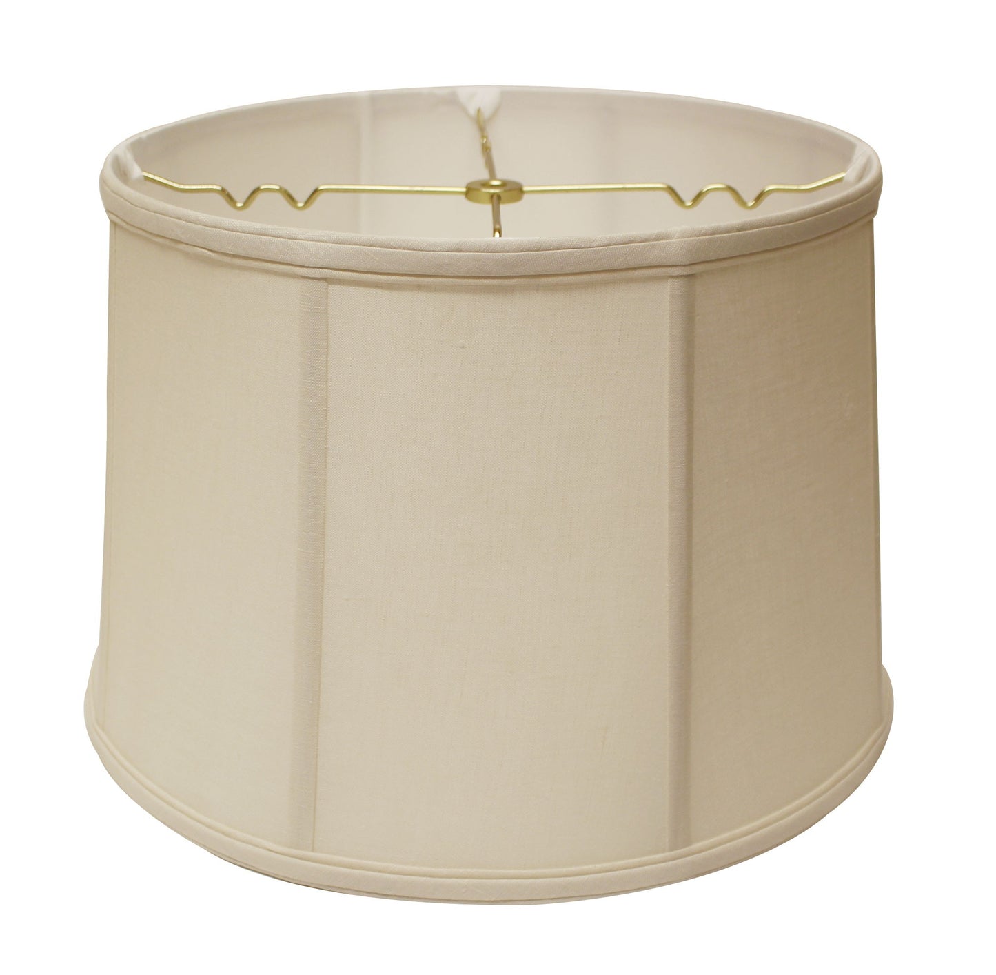 19" Off White Throwback Drum Linen Lampshade