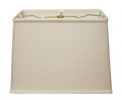 16" Off White Throwback Rectangle Linen Lampshade