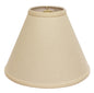 13" Parchment Biege Deep Cone Linen Lampshade