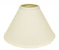 15" Ivory Deep Cone Slanted No Slub Lampshade