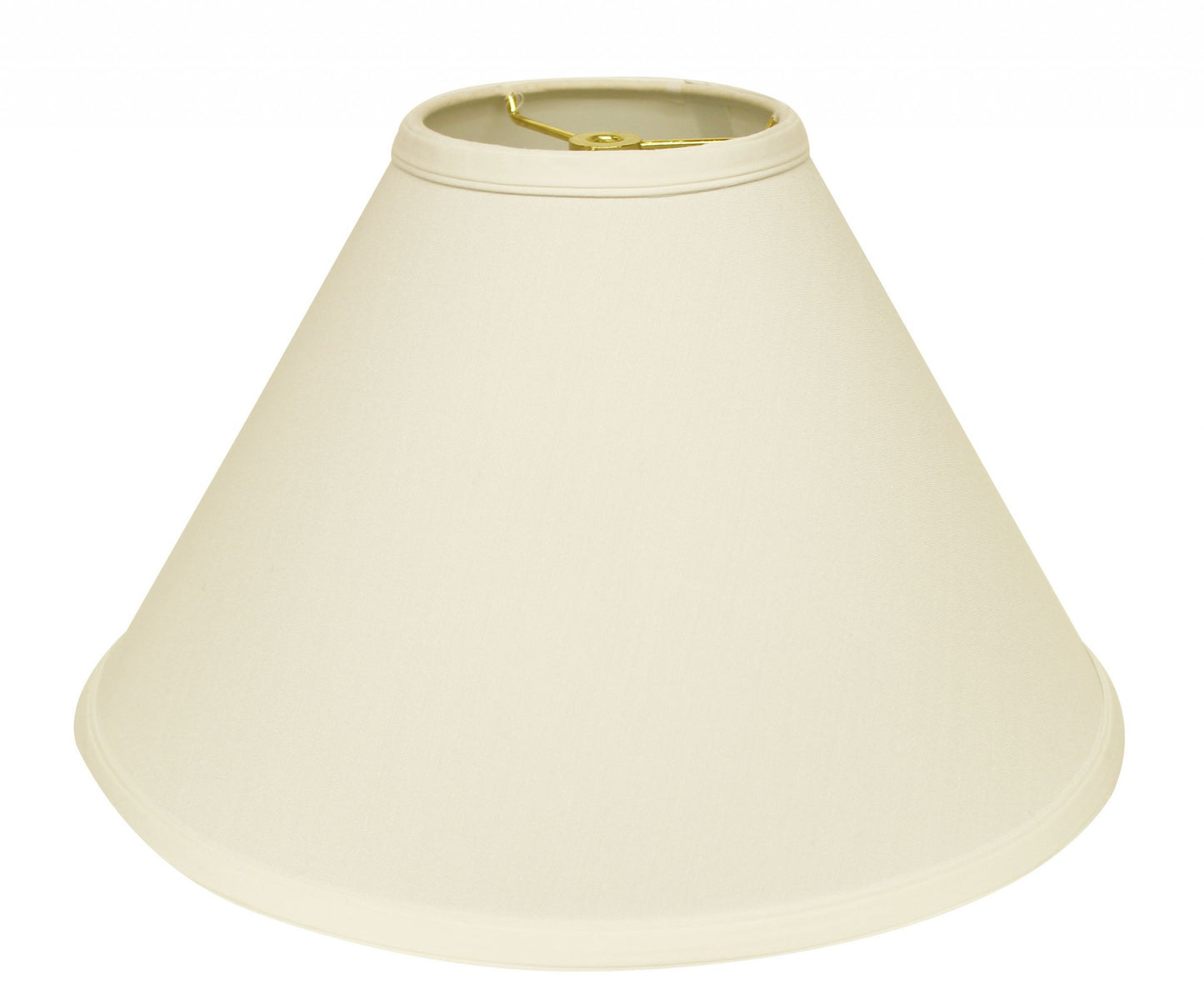 19" Ivory Deep Cone Slanted No Slub Lampshade