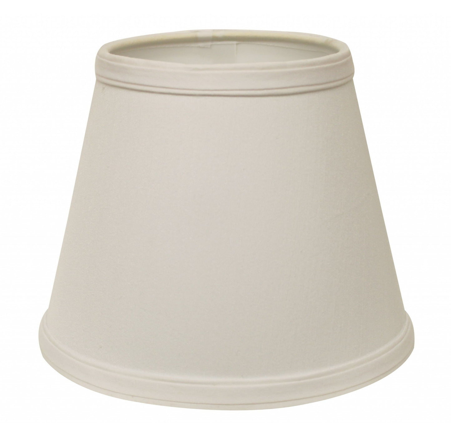 19" White Empire Slanted No Slub Lampshade