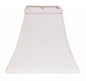 8" White Squre Bell No Slub Lampshade