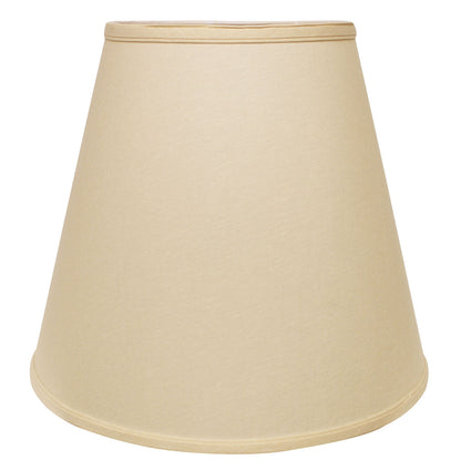 16" Parchment Biege Deep Empire Linen Lampshade