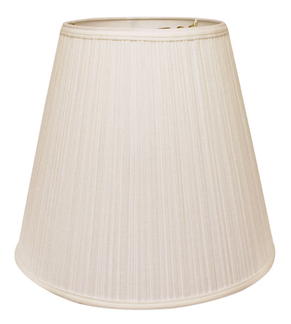 18" White Deep Empire Broadcloth Lampshade