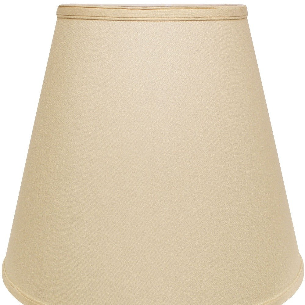 18" Parchment Biege Empire Linen Lampshade