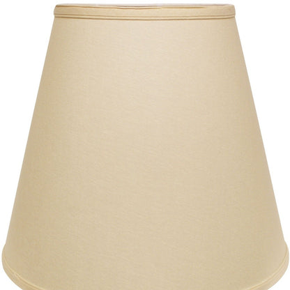 18" Parchment Biege Empire Linen Lampshade