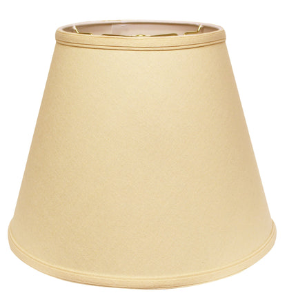 16" Parchment Biege Empire Deep Slanted Linen Lampshade