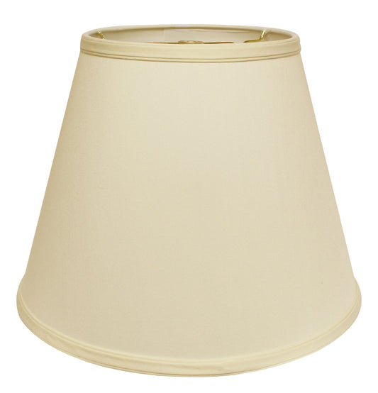 16" Ivory Empire Deep Slanted No Slub Lampshade