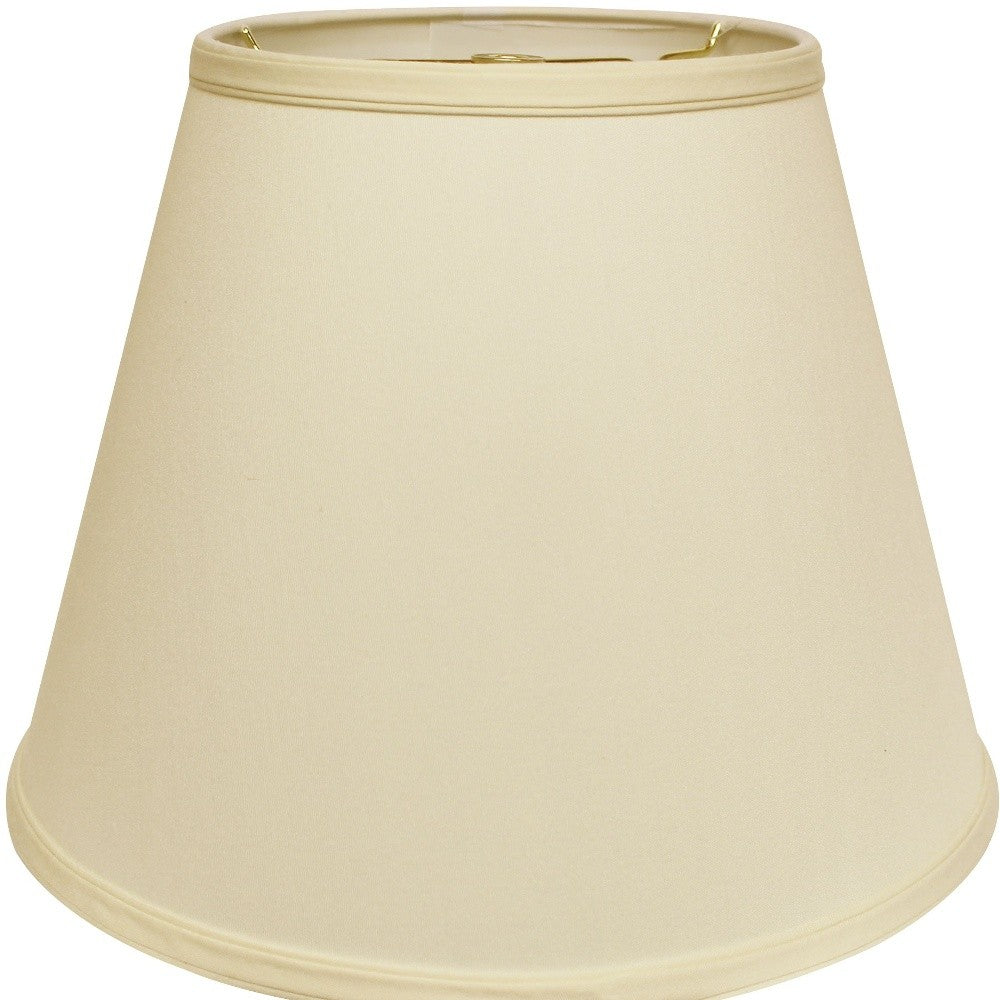 16" Ivory Empire Deep Slanted No Slub Lampshade