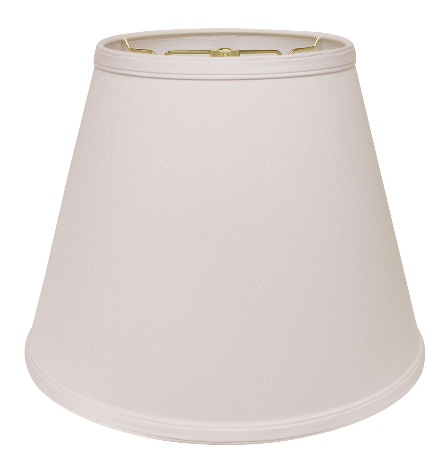 16" White Empire Deep Slanted No Slub Lampshade