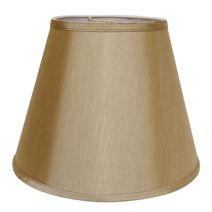 16" Pale Brown Empire Deep Slanted No Slub Lampshade