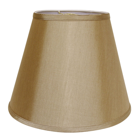 18" Pale Brown Empire Deep Slanted No Slub Lampshade