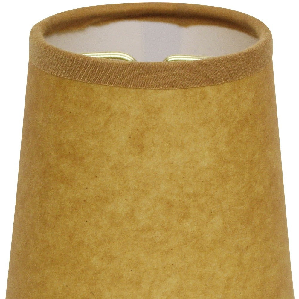 4" Canvas Set of 6 Chandelier Kraft Paper Lampshades