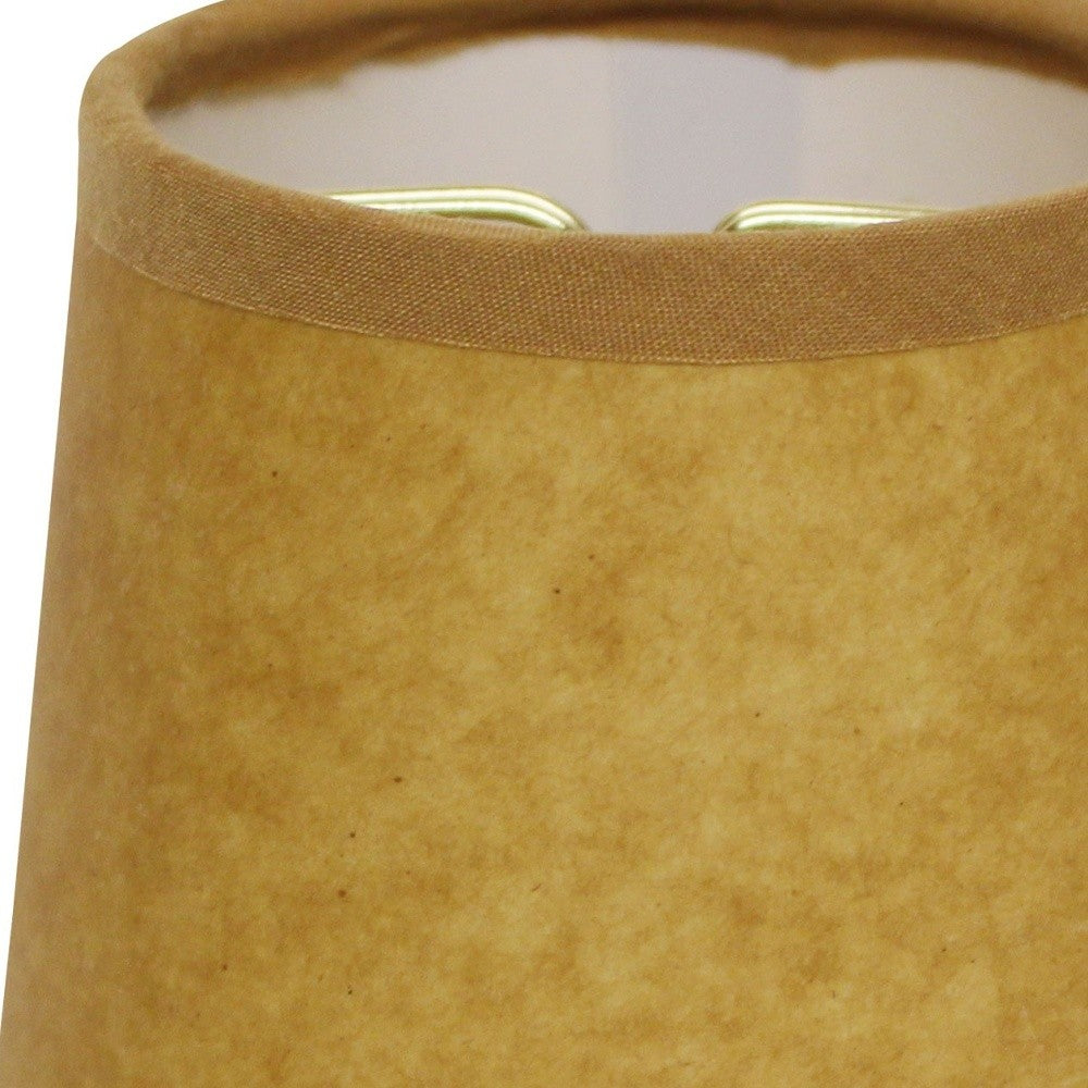 4" Canvas Set of 6 Chandelier Kraft Paper Lampshades