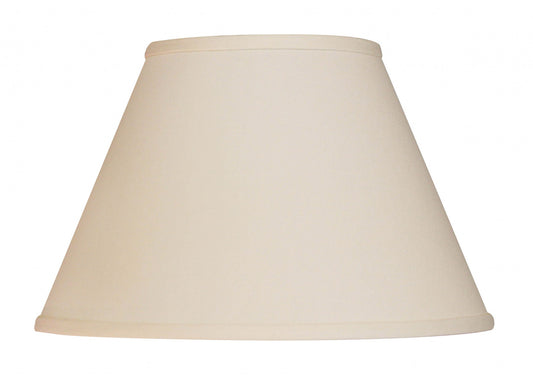 12" Ivory Premium Empire Slanted No Slub Lampshade