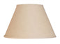 12" Dark Wheat Premium Empire Slanted Linen Lampshade