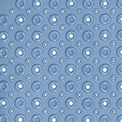 Blue Bubbles Drain Hole Bathrub Mat