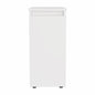 24" White One Drawer Bathroom Storage Cabinet