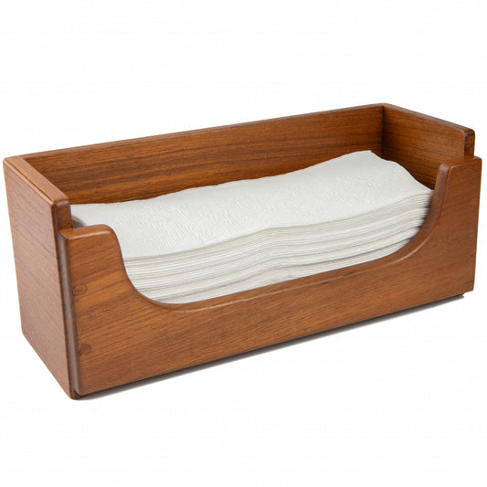 Traditional Solid Teak Guest Paper Towel Holder