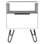 22" White Nightstand