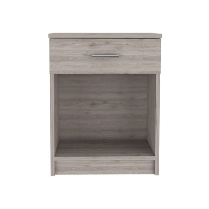 22" Light Gray One Drawer Nightstand