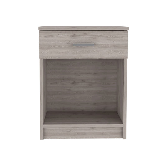 22" Light Gray One Drawer Nightstand