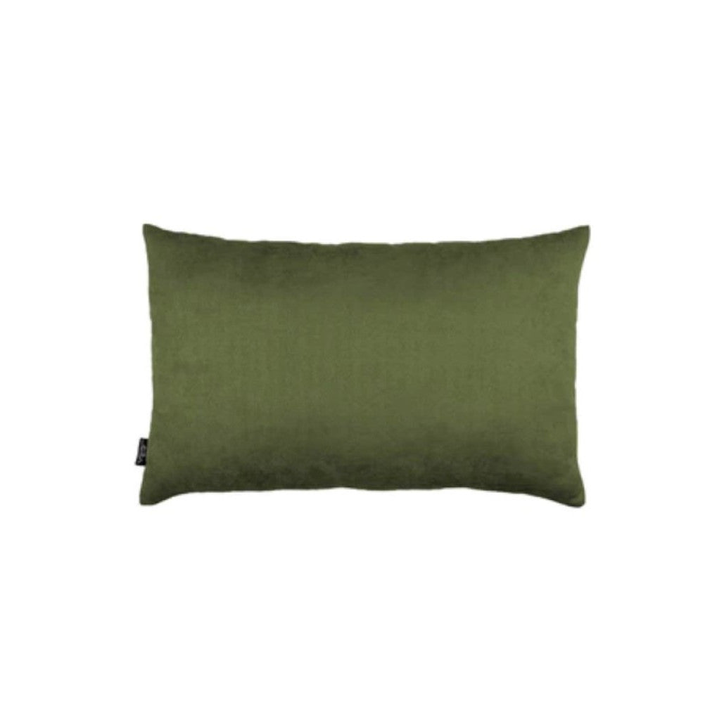 Set of Two 12" X 20" Fern Green Polyester Zippered Pillow Cover