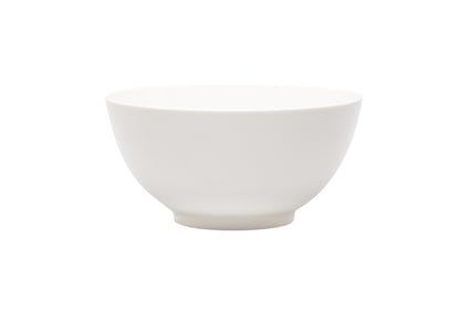 White Porcelain Large Round Serve Bowl