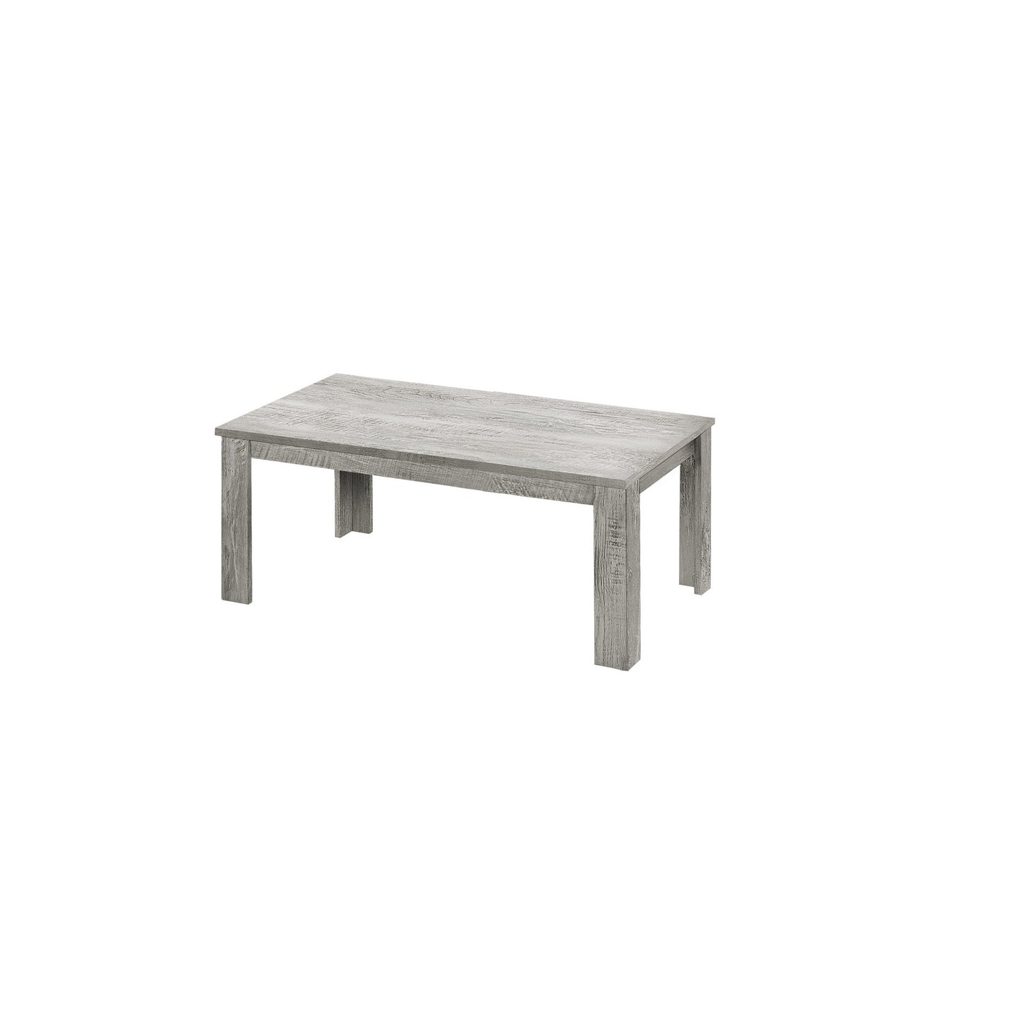 Set of Three 44" Gray Coffee Table